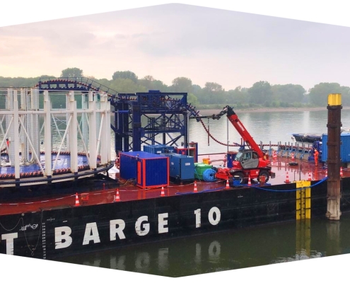 Passer Lars have successfully delivered a full project management, design engineering, and mobilisation support package for client Oceanteam Solutions, for a versatile cable storage and transport barge.